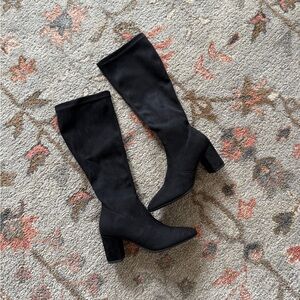 Edited pieces slim calf boots 5